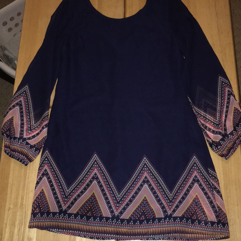 Jolt, Navy blue dress, Sz M, mid thigh length